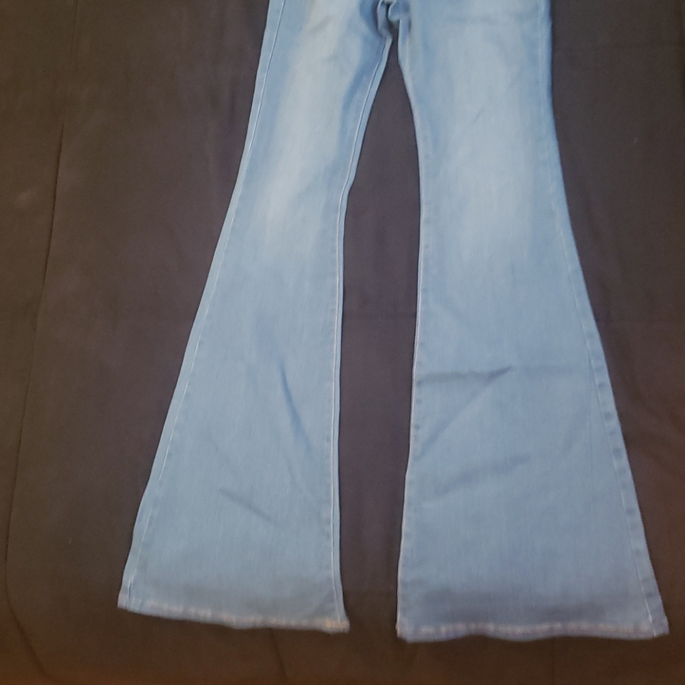 Long wide leg jeans